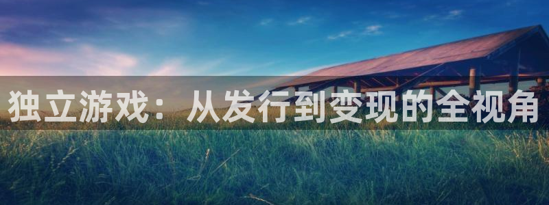 杏耀官网注册方法视频下载：独立游戏：从发行到变现的全视角